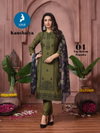 Kaushalya By Kaya Roman Top With Bottom Dupatta Bulk Orders In India